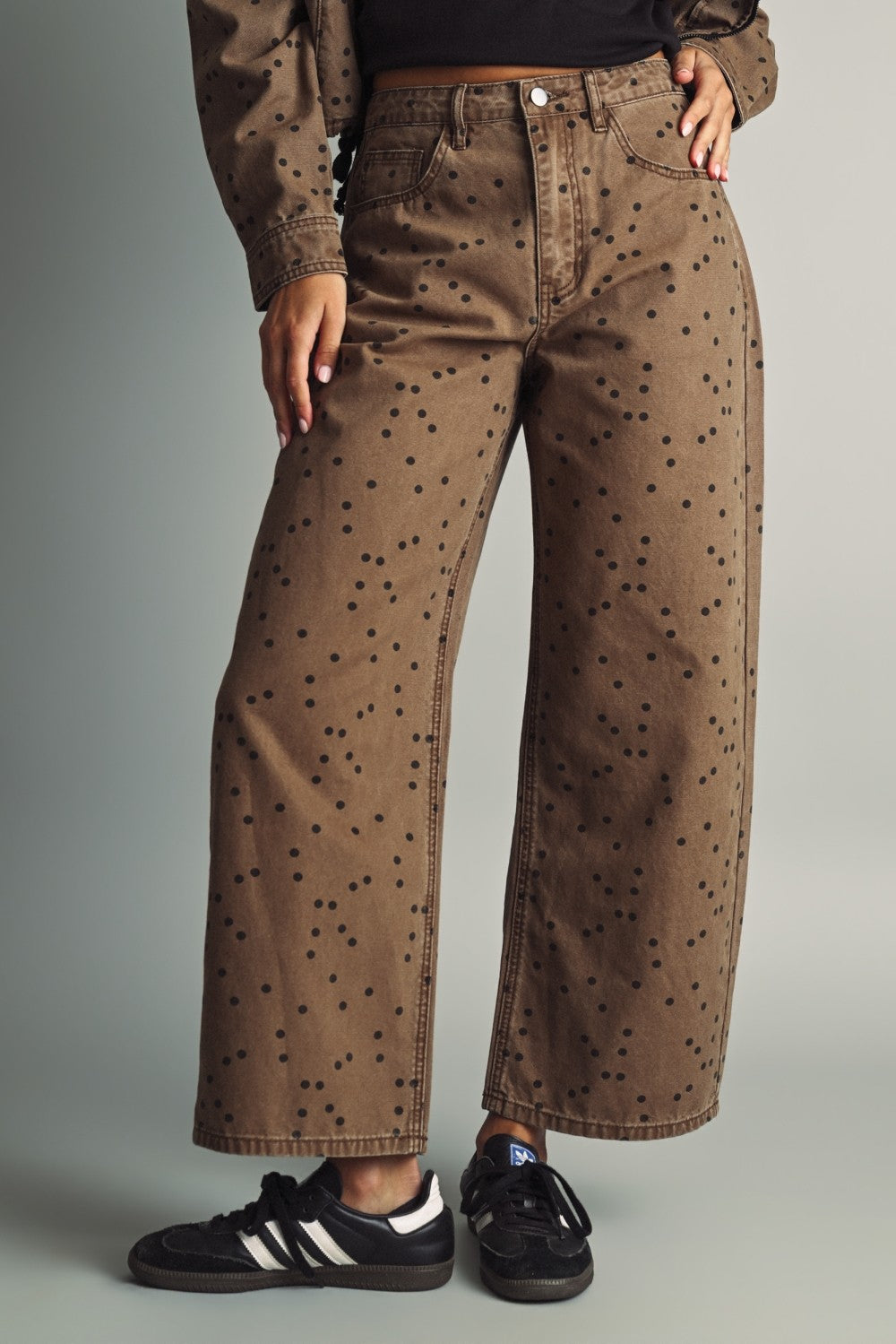 Alice Brown Polka Dot Pants