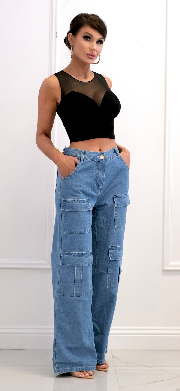 Tik Tok Girl Cargo Jeans