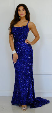 Royal Sparkle Formal With Train
